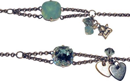 99 - Bracelet cabochon Swarovski