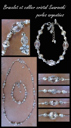 65 - Bracelet et collier cristal