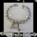 89 - Bracelet cristal de bohème breloque ange